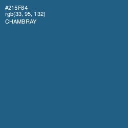 #215F84 - Chambray Color Image