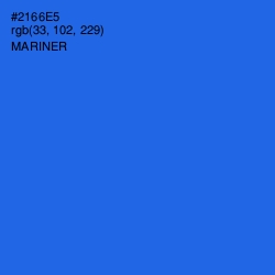 #2166E5 - Mariner Color Image