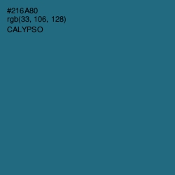 #216A80 - Calypso Color Image