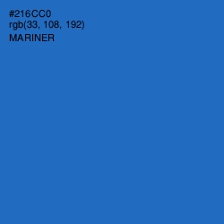 #216CC0 - Mariner Color Image