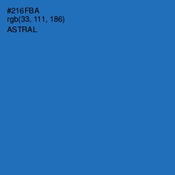 #216FBA - Astral Color Image