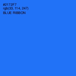 #2172F7 - Blue Ribbon Color Image