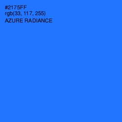 #2175FF - Azure Radiance Color Image