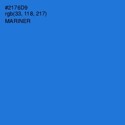 #2176D9 - Mariner Color Image