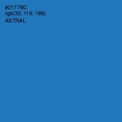 #2177BC - Astral Color Image