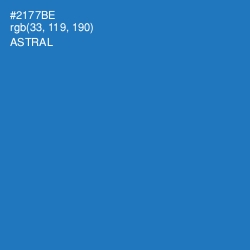 #2177BE - Astral Color Image