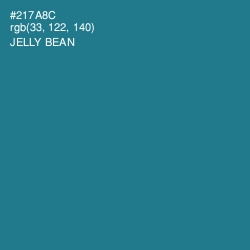 #217A8C - Jelly Bean Color Image
