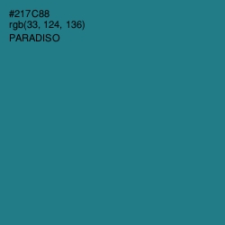 #217C88 - Paradiso Color Image