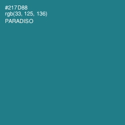 #217D88 - Paradiso Color Image