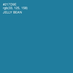 #217D9E - Jelly Bean Color Image