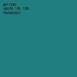 #217E81 - Paradiso Color Image