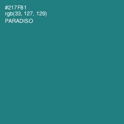 #217F81 - Paradiso Color Image