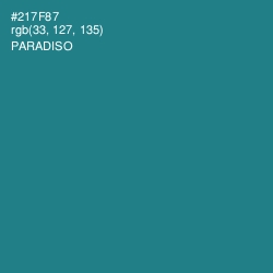 #217F87 - Paradiso Color Image