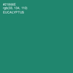 #21866E - Eucalyptus Color Image