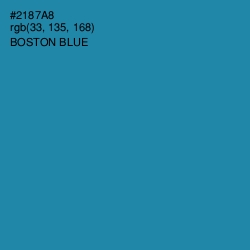 #2187A8 - Boston Blue Color Image