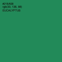 #218A58 - Eucalyptus Color Image