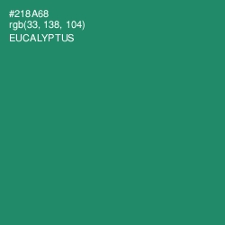 #218A68 - Eucalyptus Color Image