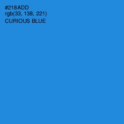 #218ADD - Curious Blue Color Image