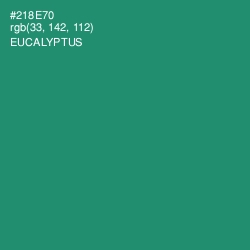 #218E70 - Eucalyptus Color Image