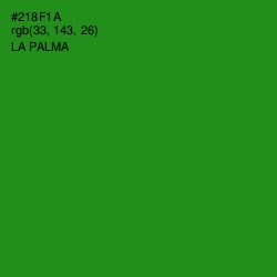 #218F1A - La Palma Color Image