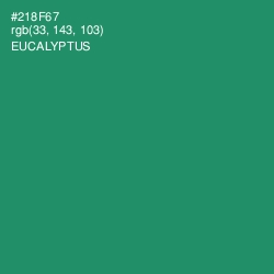 #218F67 - Eucalyptus Color Image