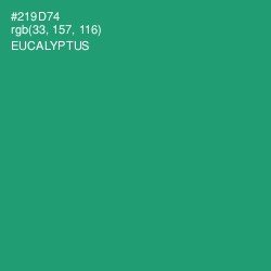 #219D74 - Eucalyptus Color Image