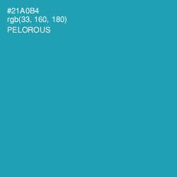 #21A0B4 - Pelorous Color Image