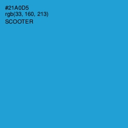 #21A0D5 - Scooter Color Image