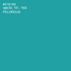 #21A1A3 - Pelorous Color Image