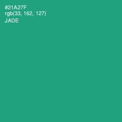 #21A27F - Jade Color Image