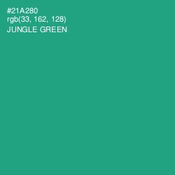 #21A280 - Jungle Green Color Image