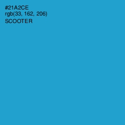 #21A2CE - Scooter Color Image