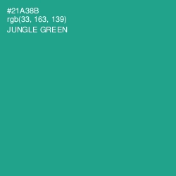 #21A38B - Jungle Green Color Image