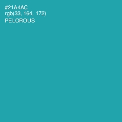 #21A4AC - Pelorous Color Image
