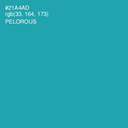 #21A4AD - Pelorous Color Image