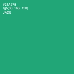 #21A678 - Jade Color Image