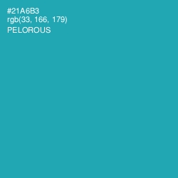 #21A6B3 - Pelorous Color Image