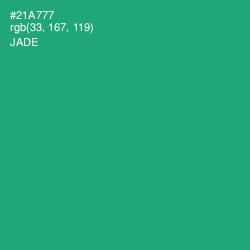 #21A777 - Jade Color Image