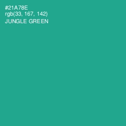 #21A78E - Jungle Green Color Image