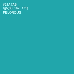 #21A7AB - Pelorous Color Image