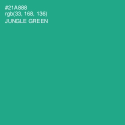 #21A888 - Jungle Green Color Image
