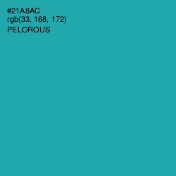 #21A8AC - Pelorous Color Image