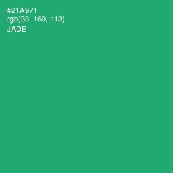 #21A971 - Jade Color Image