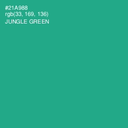 #21A988 - Jungle Green Color Image