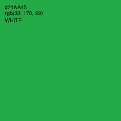 #21AA45 - Sea Green Color Image