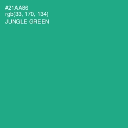 #21AA86 - Jungle Green Color Image