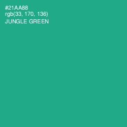 #21AA88 - Jungle Green Color Image