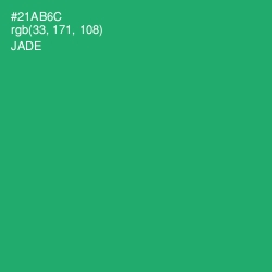 #21AB6C - Jade Color Image