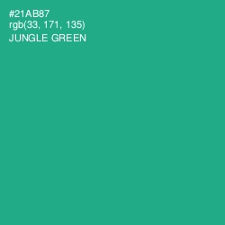 #21AB87 - Jungle Green Color Image