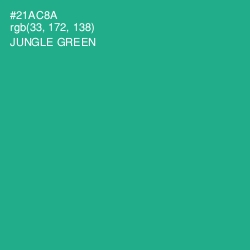 #21AC8A - Jungle Green Color Image